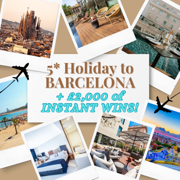 BARCELONA TRIP FOR TWO (5*, 3 NIGHT) + INSTANT WINS!