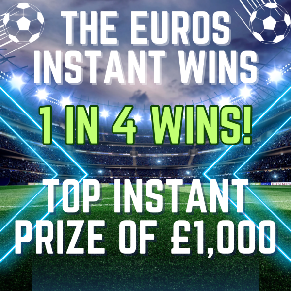 EURO 2024 INSTANT WIN! 1 IN 4 CHANCE OF WINNING!