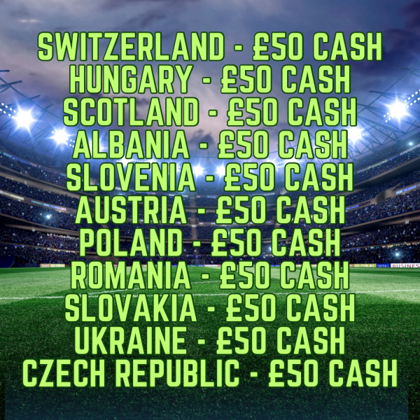 EURO 2024 INSTANT WIN! 1 IN 4 CHANCE OF WINNING!