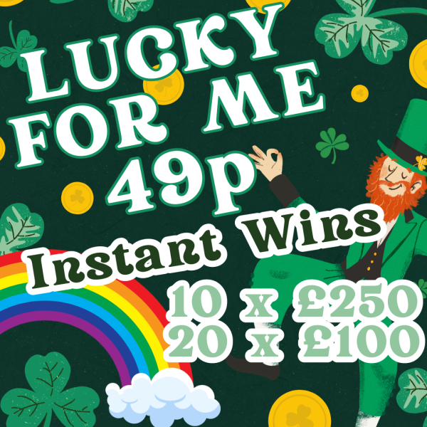 LUCKY FOR ME! 49P INSTANT WINS - £10K PRIZE POT!
