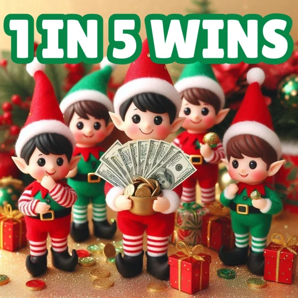 1 IN 5 TICKETS WIN! HUGE LOW ODDS INSTANT WIN COMP + £1,000 END PRIZE!