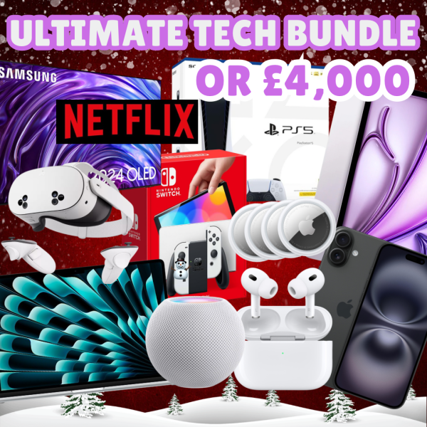 INSANE £5K CHRISTMAS TECH BUNDLE! 99P ENTRY + £25K INSTANTS