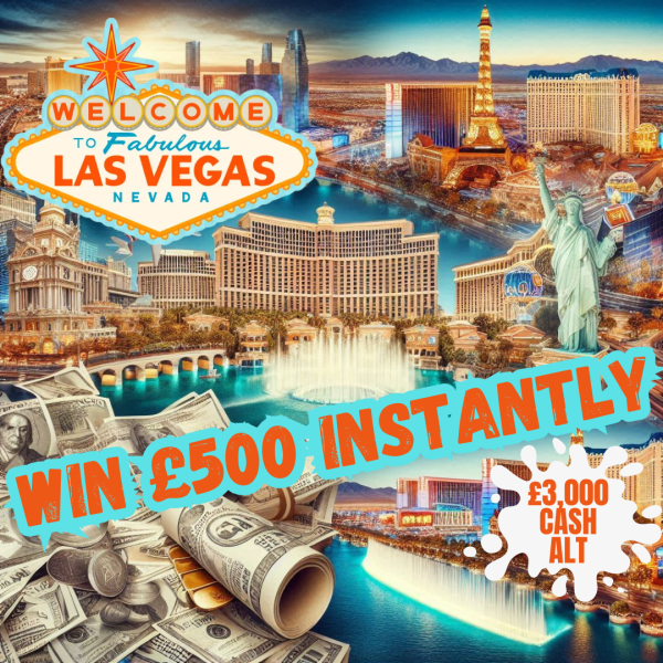 5* BELLAGIO LAS VEGAS STAY WITH £1K SPENDING OR £3K! HUGE INSTANTS