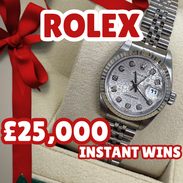 Rolex Lady DateJust + win up to £1k instantly!