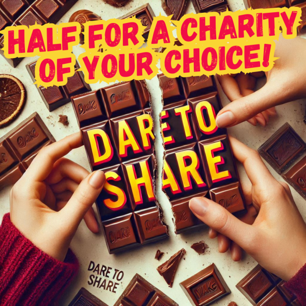 DARE TO SHARE! KEEP YOUR WIN OR SPLIT WITH CHARITY! 49P TO PLAY