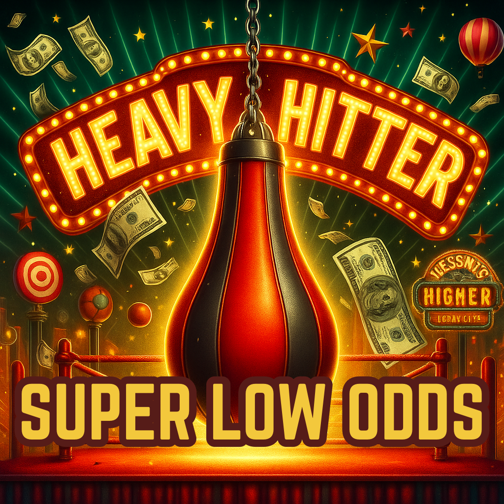 HEAVY HITTER! CRAZY LOW ODDS INSTANT WINS ! 14 X £1K INSTANT PRIZES + £1K END PRIZE