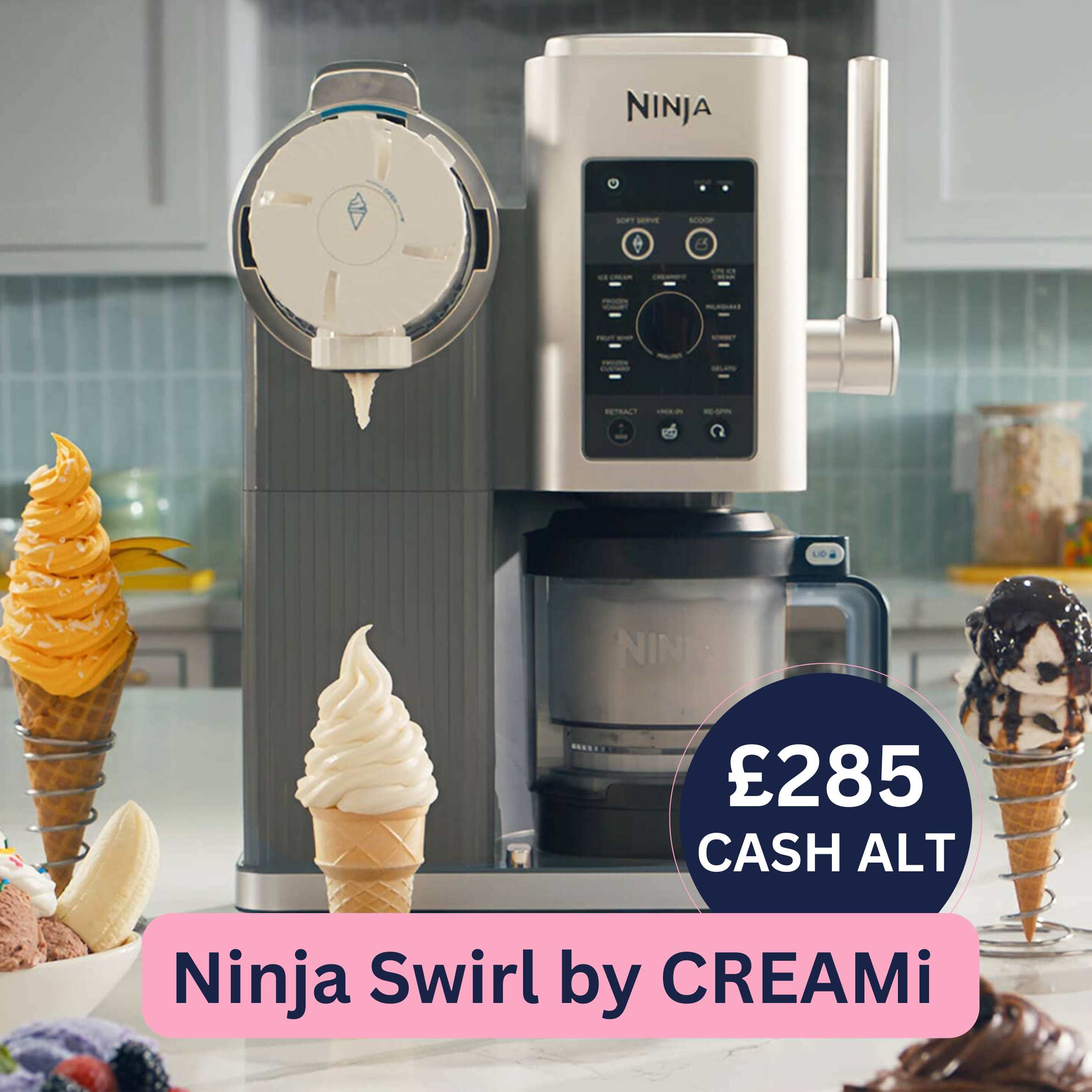 Ninja Creami Swirl 13-in-1 Ice Cream Maker!