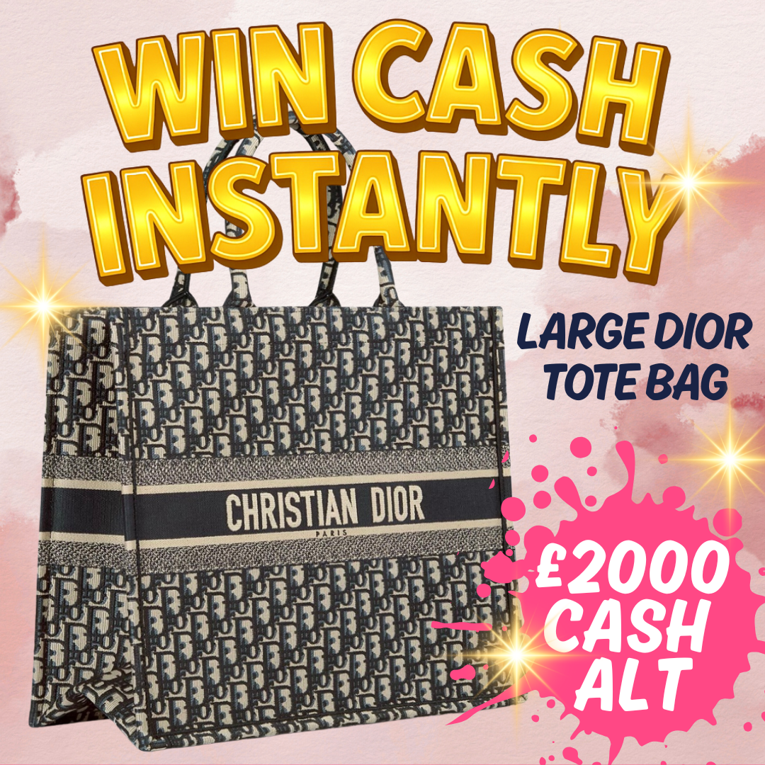 DIOR LARGE TOTE BAG - £2K CASH ALT + £5K INSTANTS!