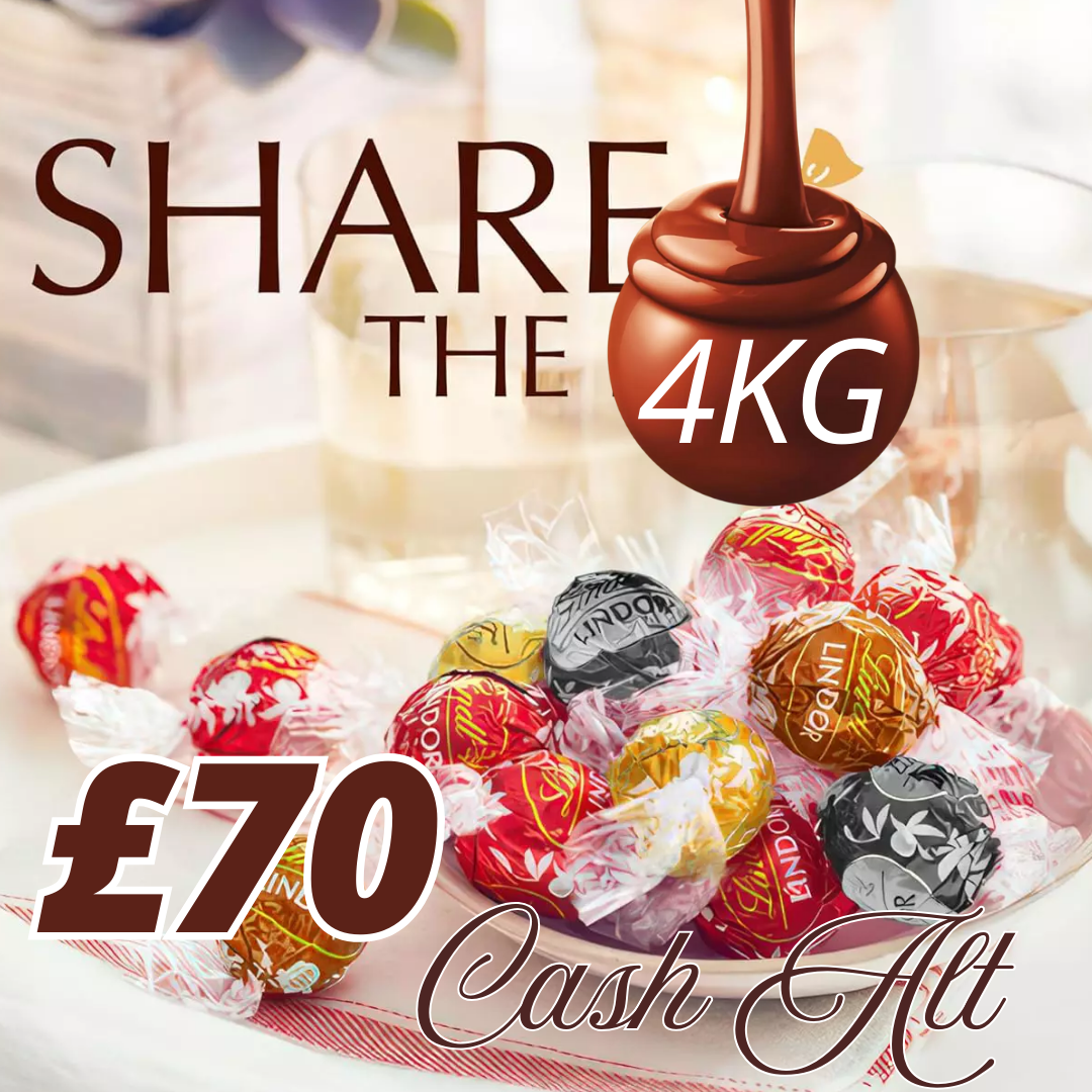 4KG LINDT LINDORS! OR £70 CASH!
