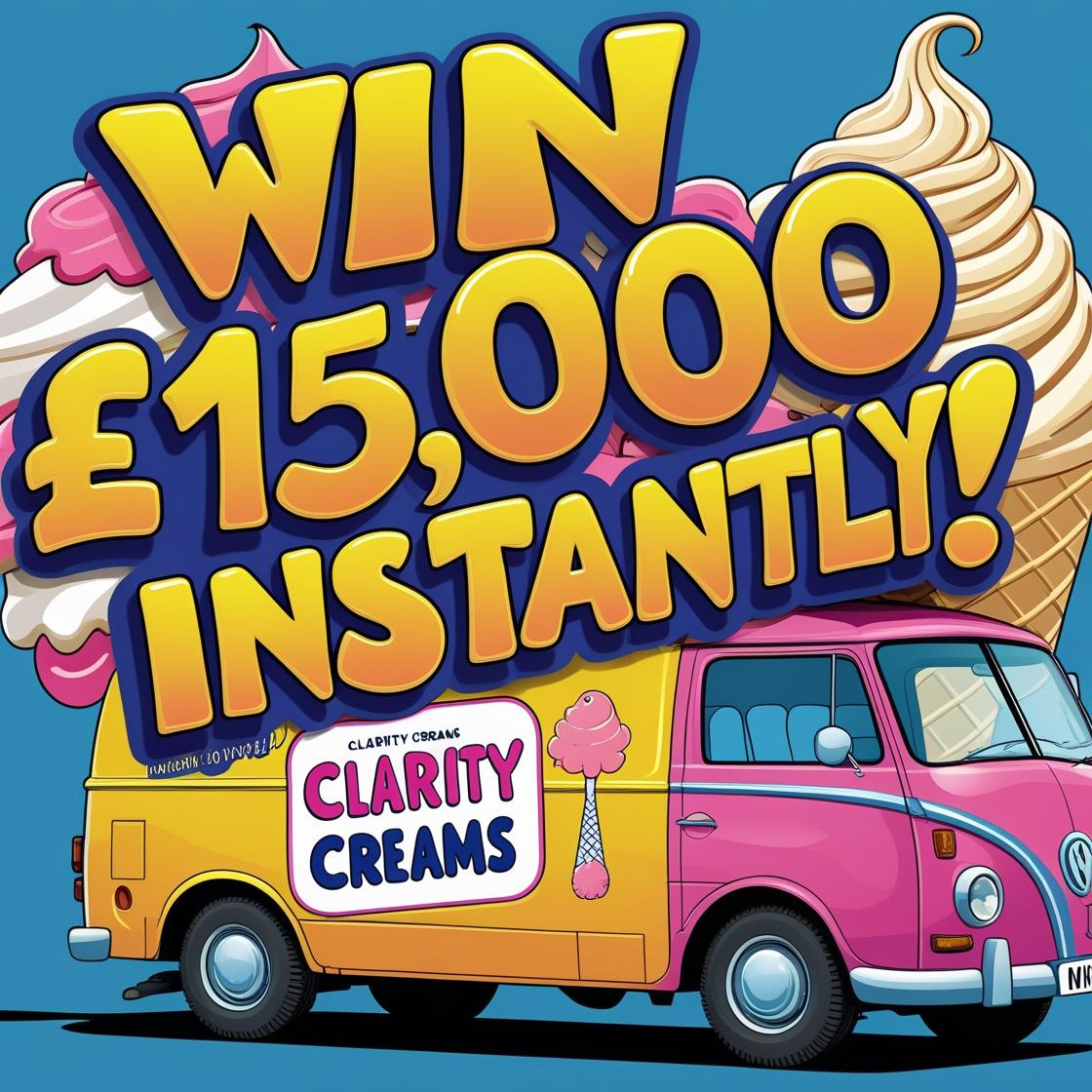 CLARITY CREAMS! HUGE £15K INSTANT WINS - £150K POT!