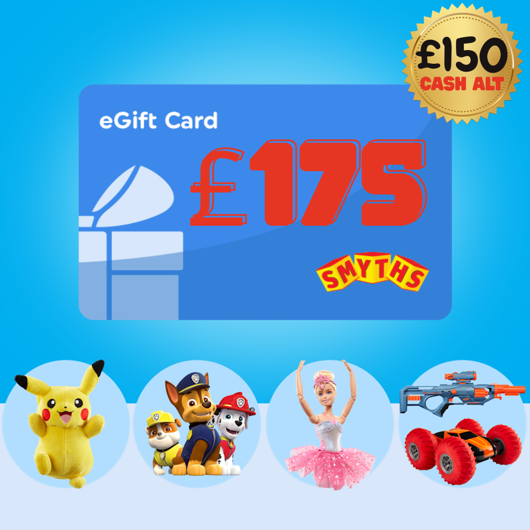 £175 SMYTHS TOYS VOUCHER - 79P TO WIN!