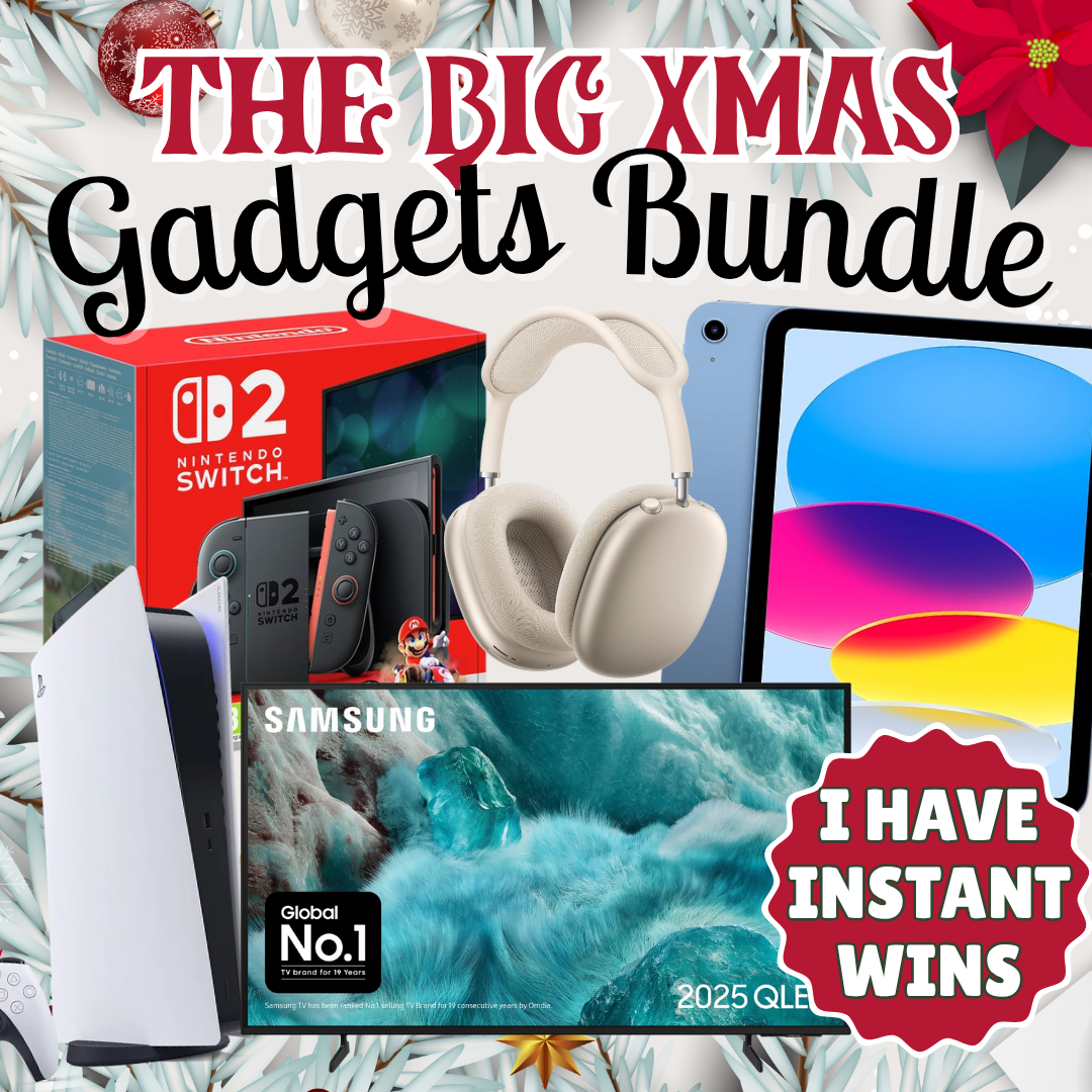 THE BIG XMAS GADGETS BUNDLE WORTH £2K + £6K INSTANT WINS!