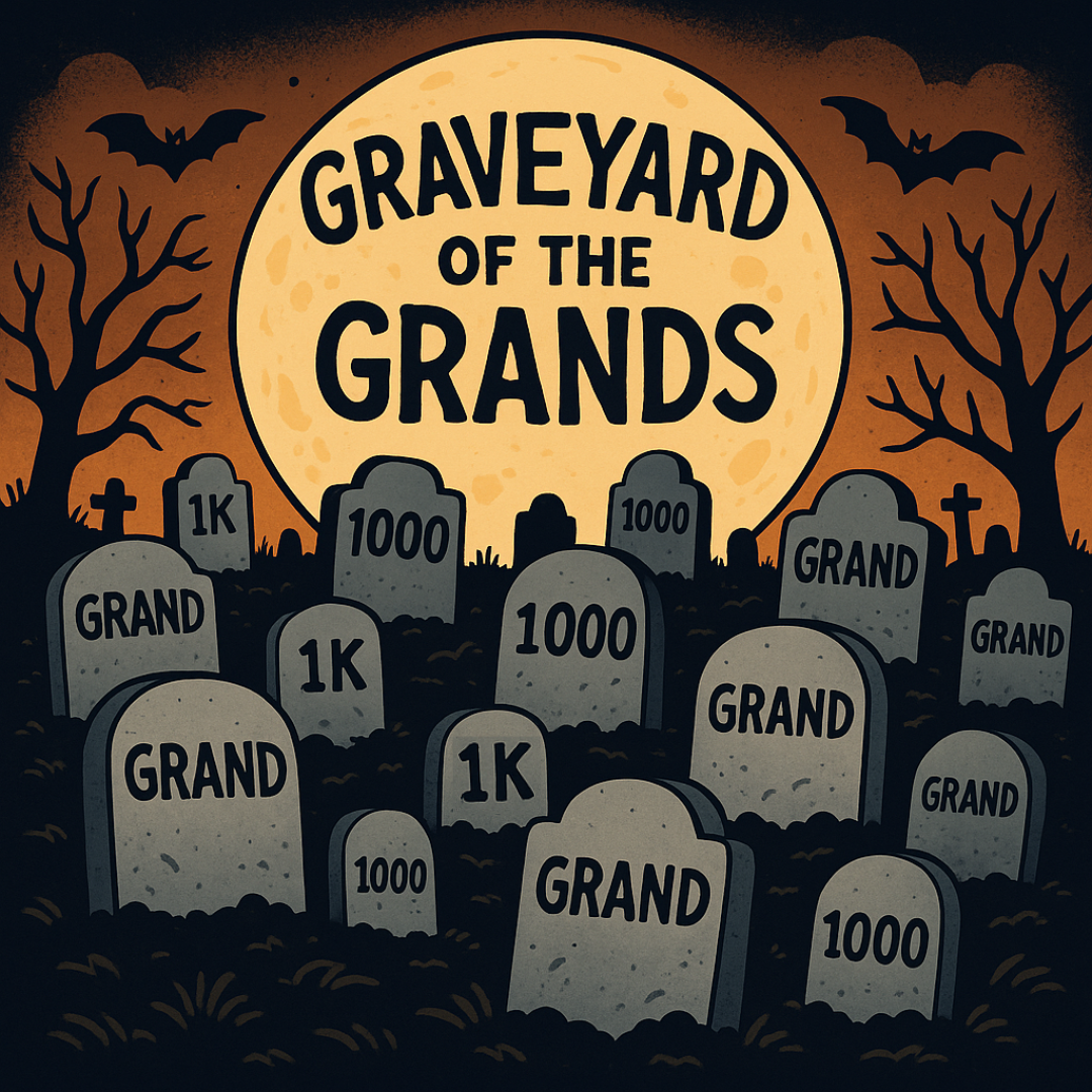 GRAVEYARDS GRANDS! 25 X £1K INSTANT WINS + £1K END PRIZE *LOW ODDS*