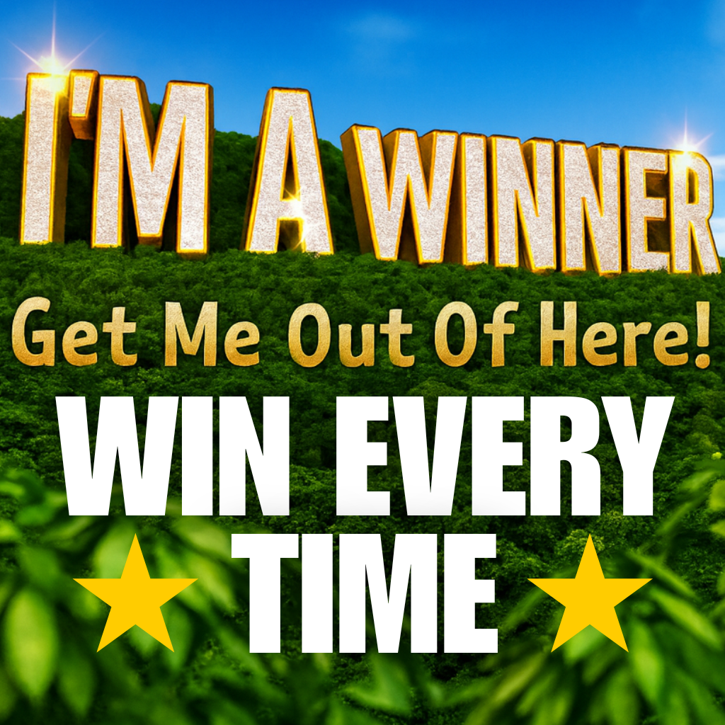 I'M A WINNER - GET ME OUT OF HERE! CHEAPEST EVER WIN EVERY TIME!