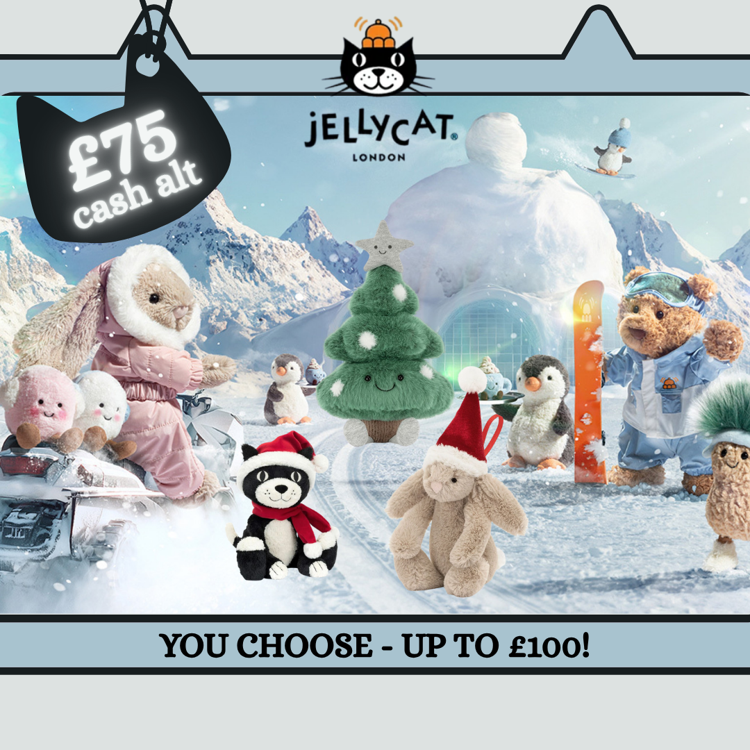 CHRISTMAS JELLYCAT BUNDLE UP TO £100! £75 CASH ALT!