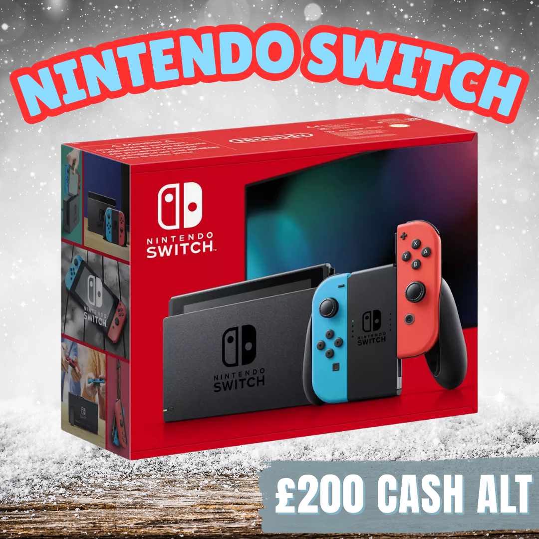 WIN A NINTENDO SWITCH FOR 99P! £200 CASH ALT