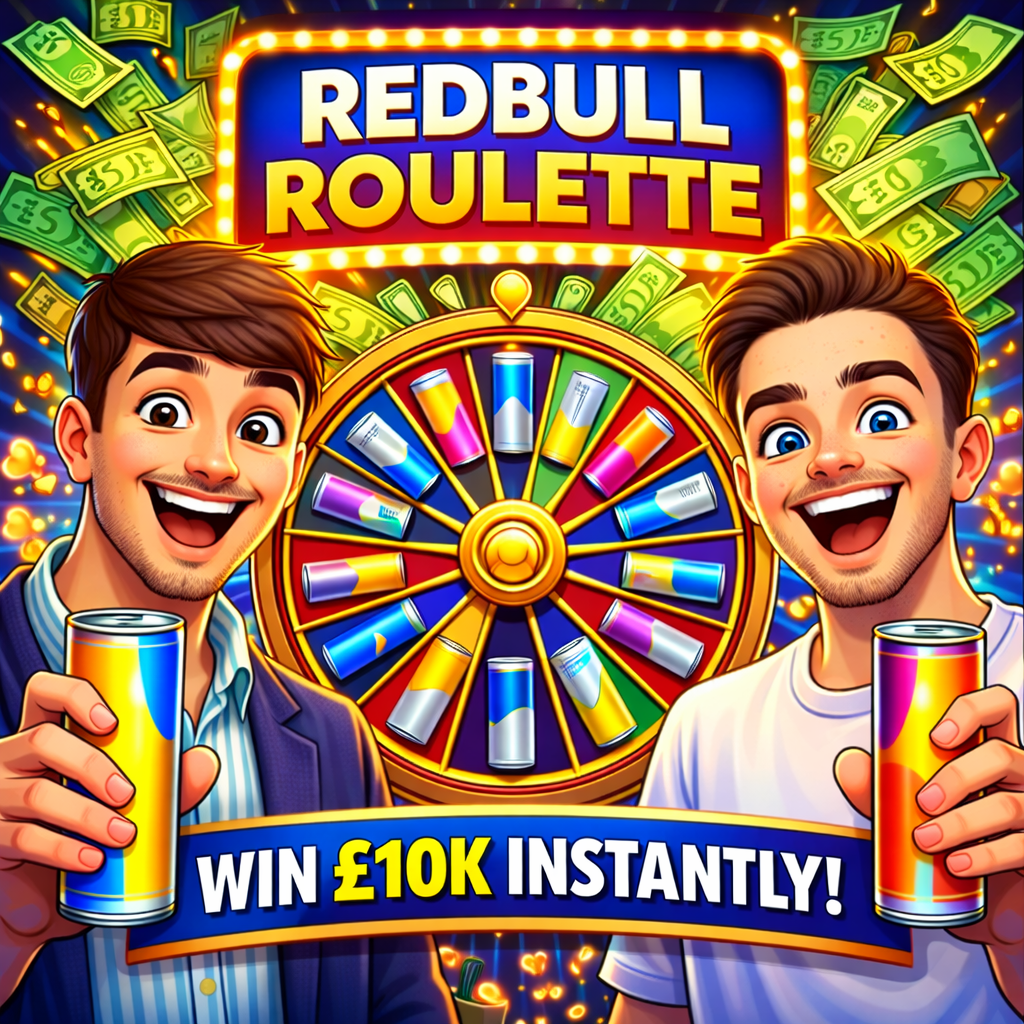 RYAN & TOM'S RED BULL ROULETTE - WIN £10K INSTANTLY!