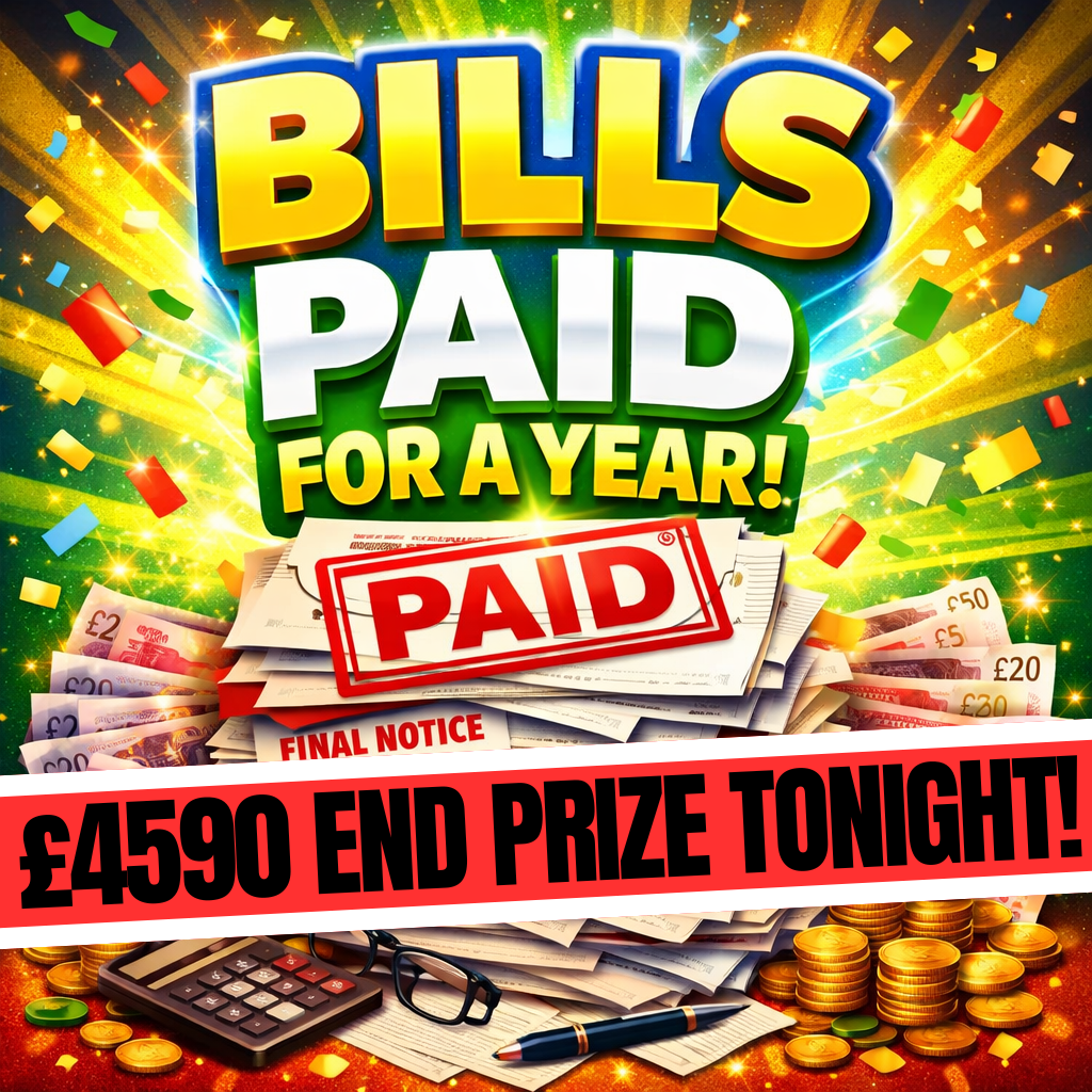 2026 BILLS FOR A YEAR COVERED FOR 49P + £25K INSTANT WIN POT!