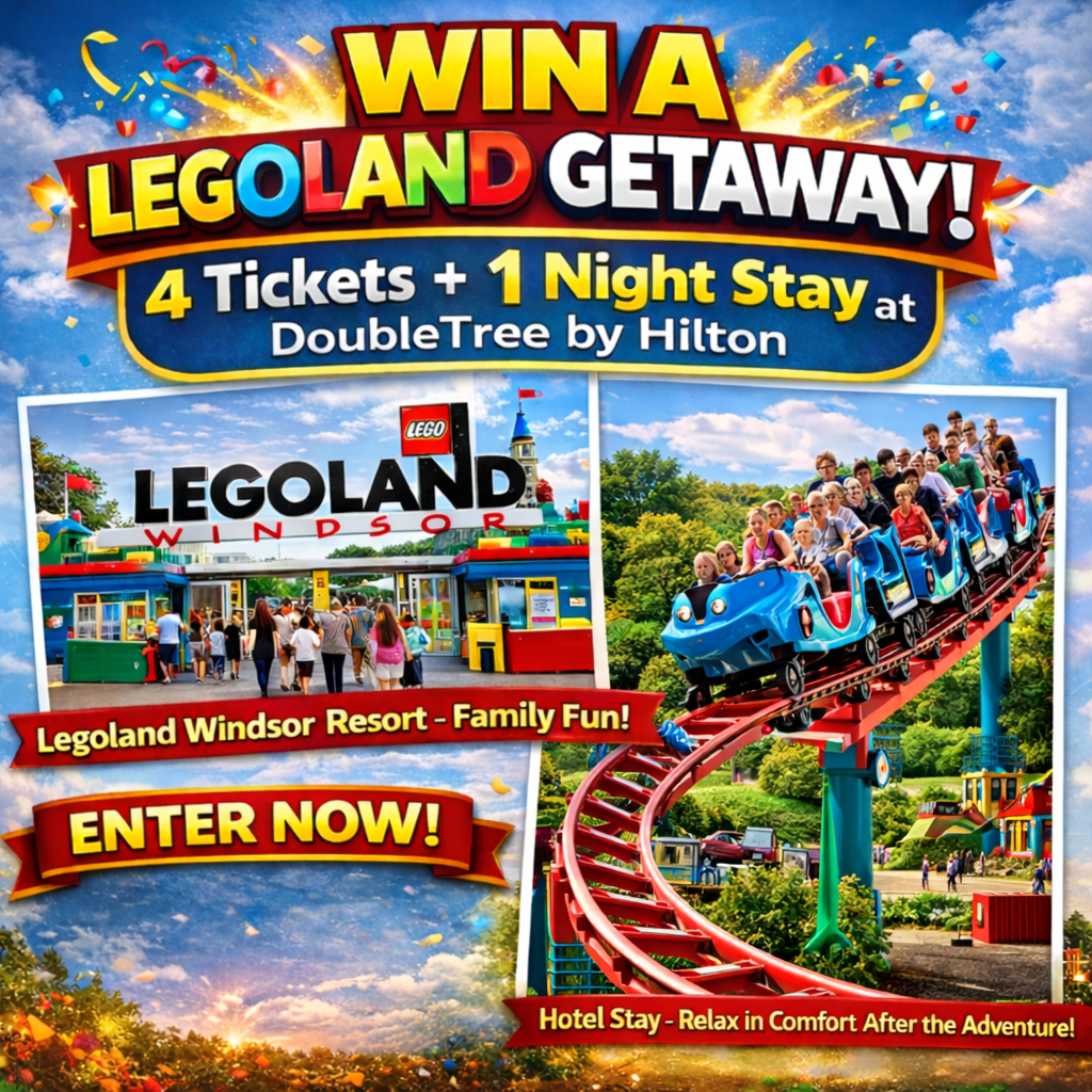 LEGOLAND FOR 4 PEOPLE WITH OVERNIGHT STAY! OR £250 CASH!