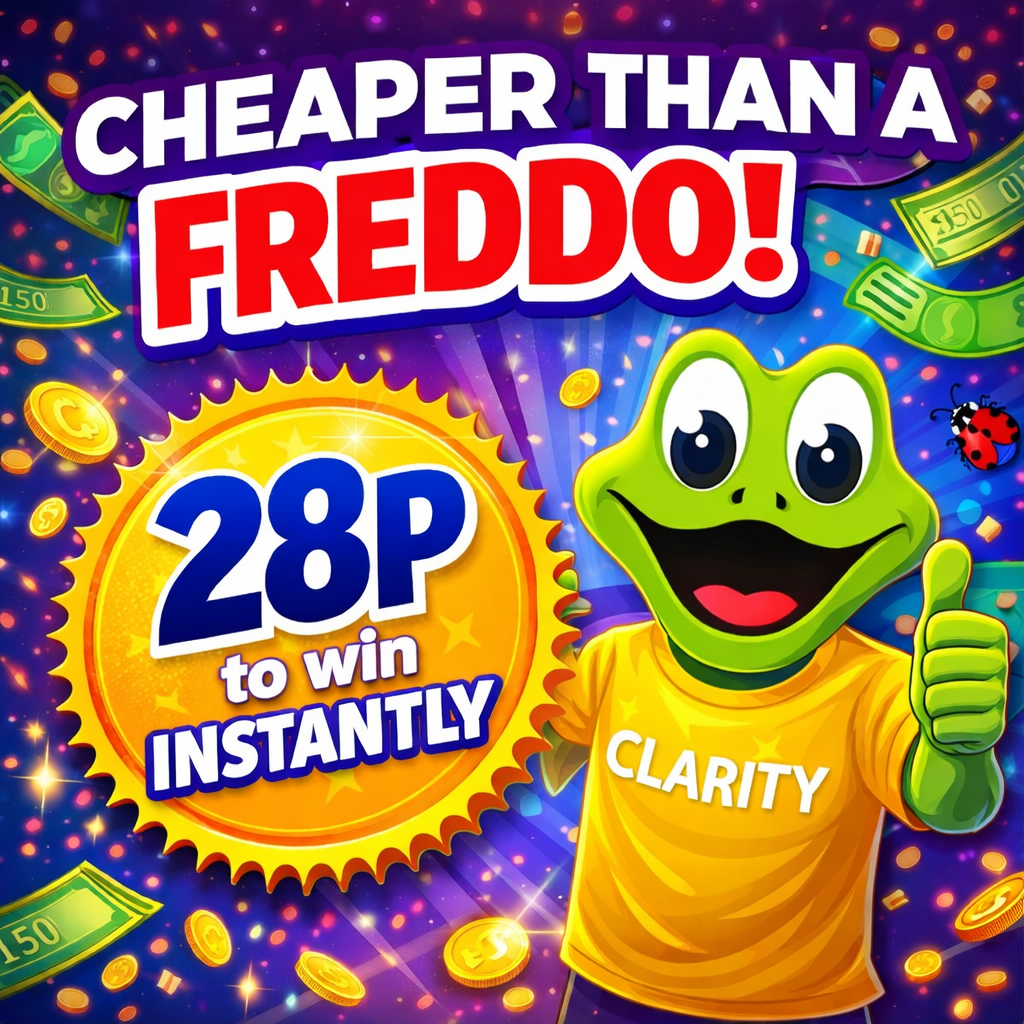 CHEAPER THAN A FREDDO! WIN £280 FOR JUST 28P (SUPERRR CHEAP)