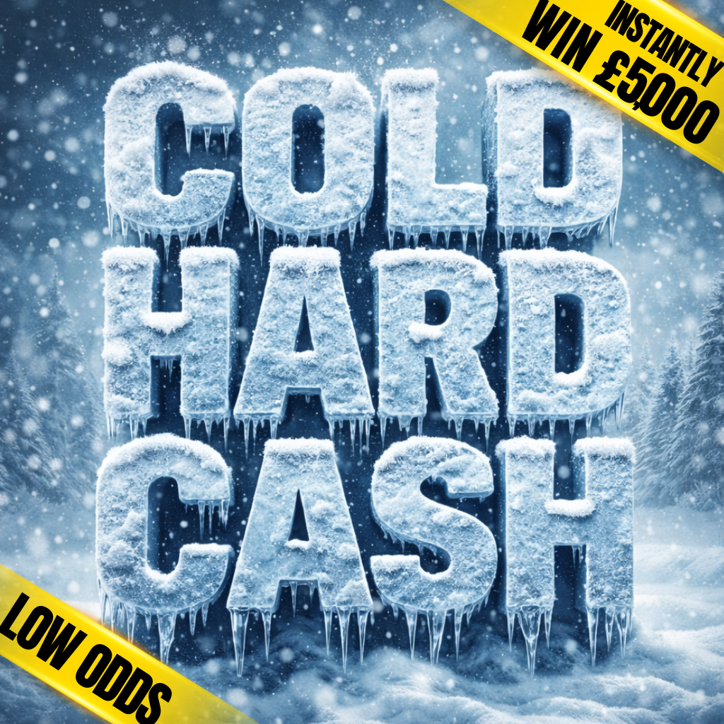 COLD HARD CASH! WIN UP TO £5K INSTANTLY **MEGA LOW ODDS**