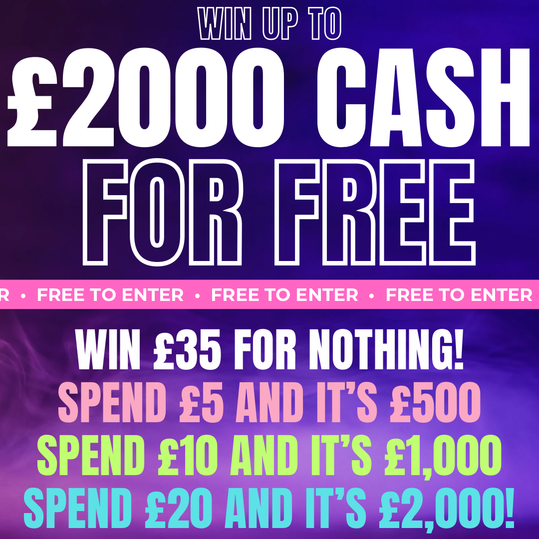 WIN UP TO £2,000 FOR FREE - TIERED FREEBIE (READ DESCRIPTION)
