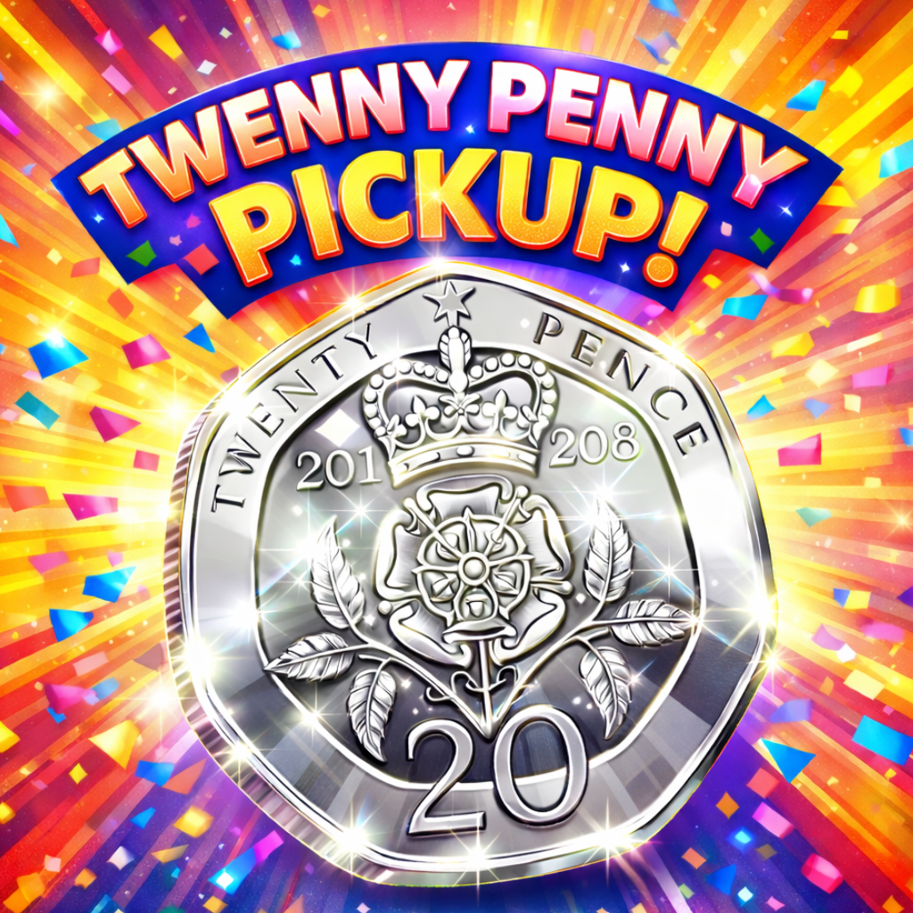 THE TWENNY PENNY PICKUP! 20P TO WIN INSTANTLY!