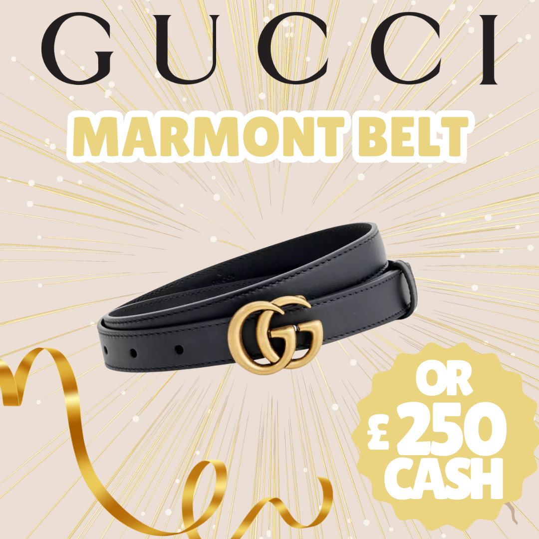 GUCCI MARMONT BELT OR £250 CASH! JUST 49P TO WIN!