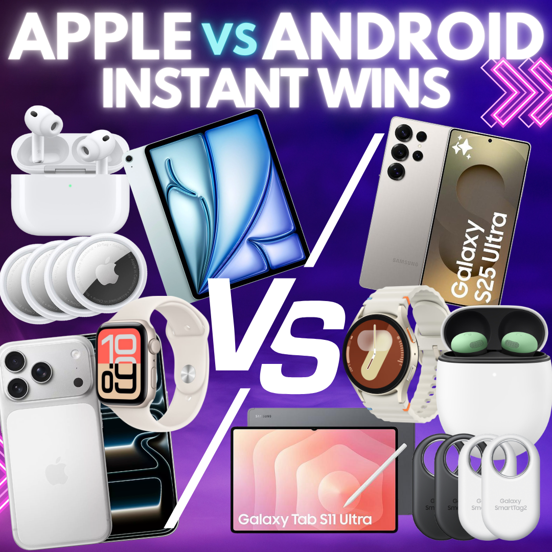 APPLE VS ANDROID! HUGE £2.5K BUNDLE + 49P INSTANTS!