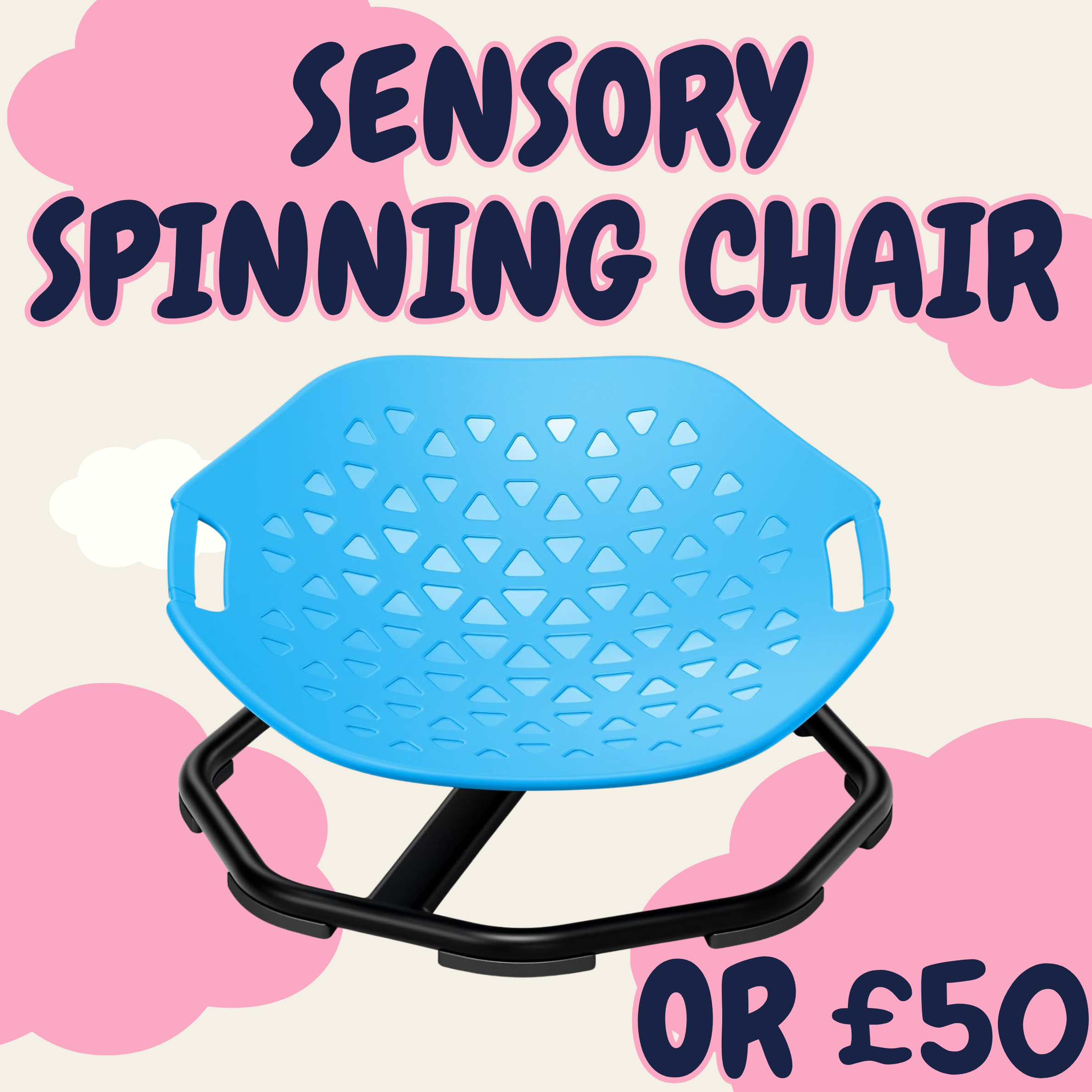 SEN SENSORY SPINNING CHAIR OR £50 CASH!