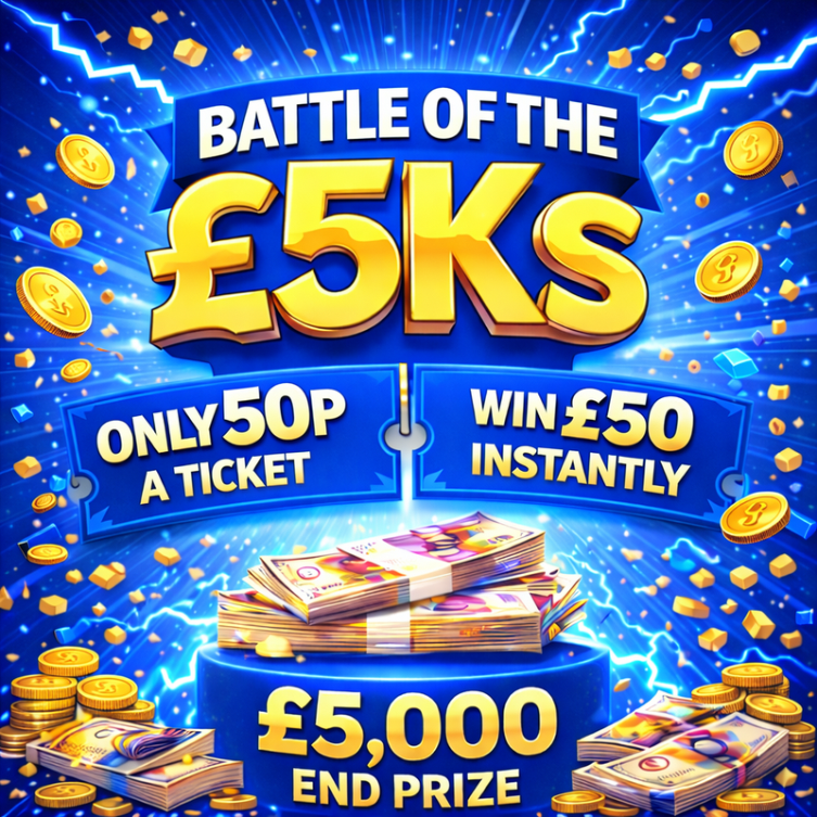 BATTLE OF THE £5K'S - SUPER CHEAP £5K CASH + £5K INSTANTS!