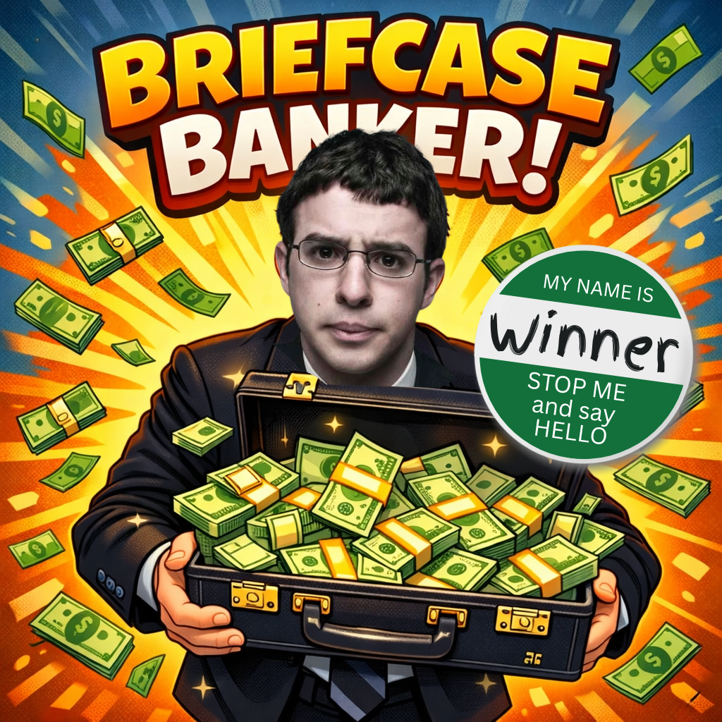 BRIEFCASE BANKA! WIN £5,000 INSTANTLY FOR JUST £1!
