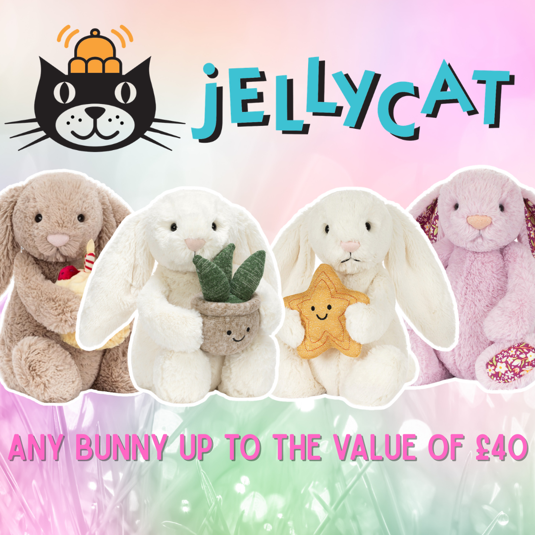 BUSHFUL BUNNY JELLYCAT OF YOUR CHOICE OR £30!