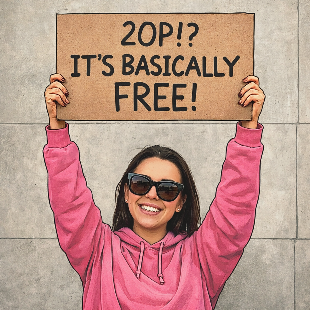 20P? IT'S BASICALLY FREE! WIN INSTANT CASH FOR JUST 20P!