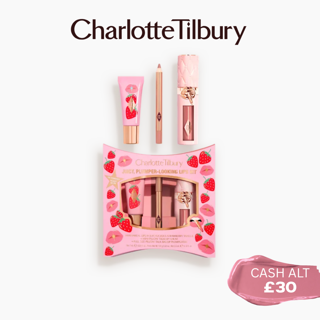 CHARLOTTE TILBURY JUICY LIPS KIT! WIN FOR 49P!