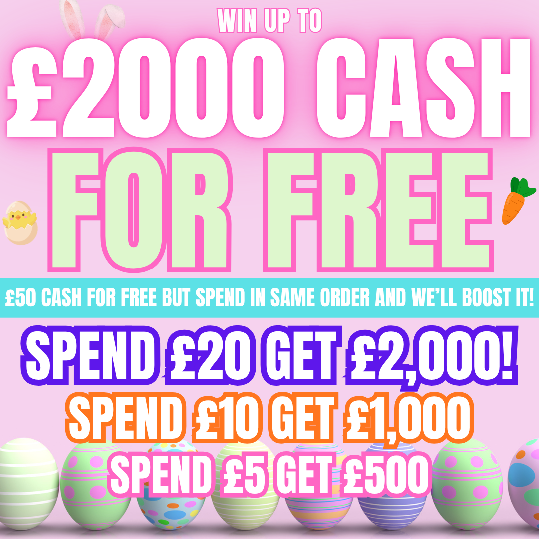 WIN UP TO £2,000 FOR FREE - TIERED FREEBIE (READ DESCRIPTION)