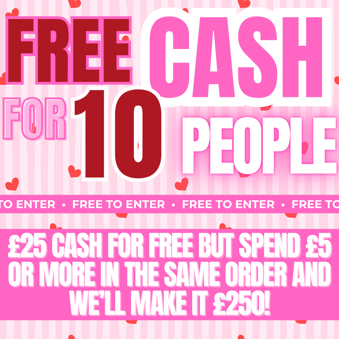 10 WINNERS!! SPEND £5, WIN £250 FOR FREE!