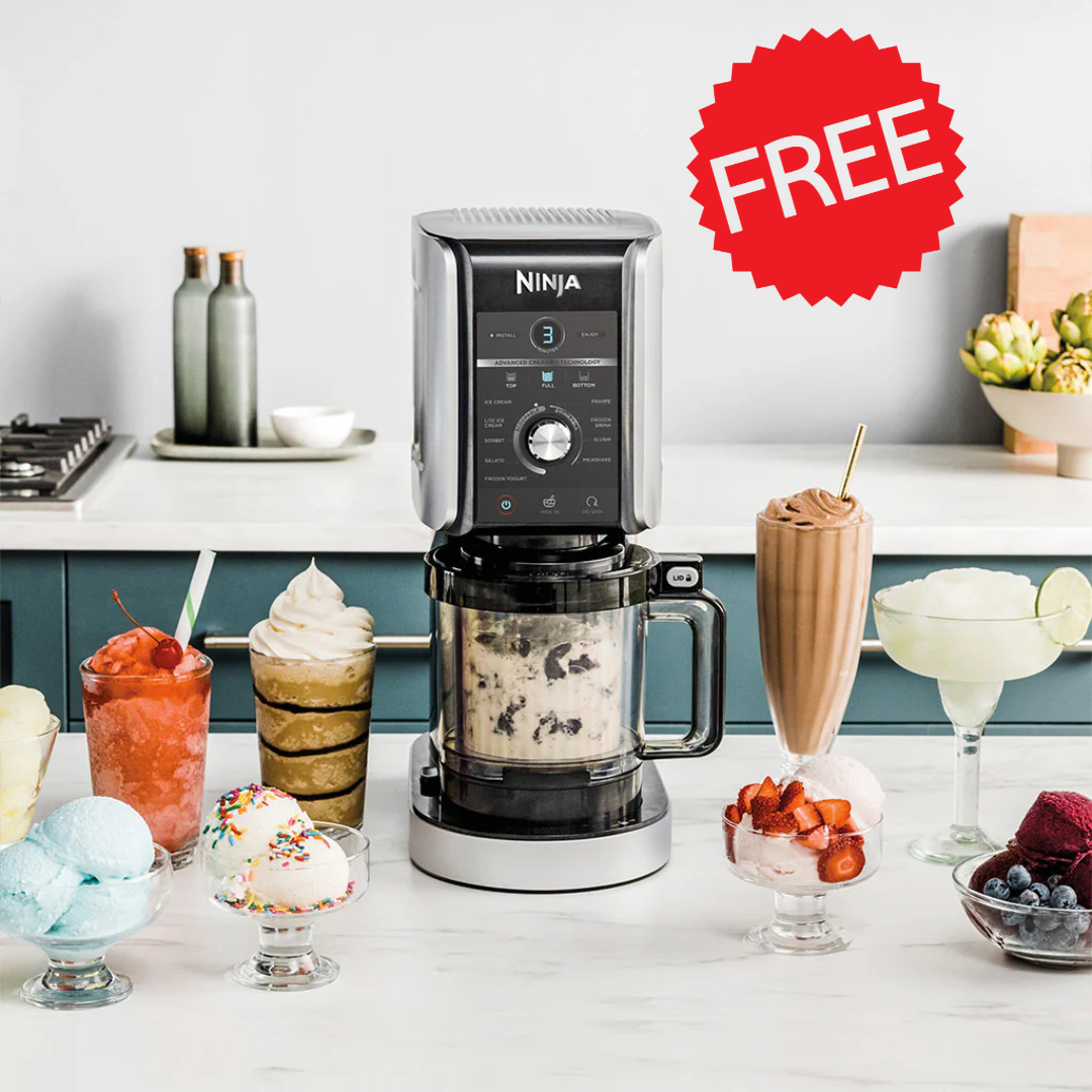 FREE NINJA CREAMI ICE CREAM MAKER!!