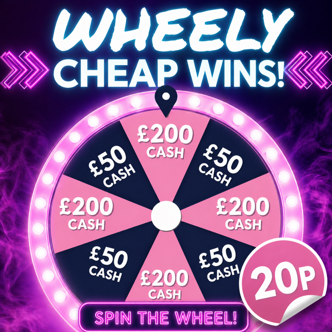 WHEELY CHEAP WINS! INSTANT CASH FOR JUST 20P!!