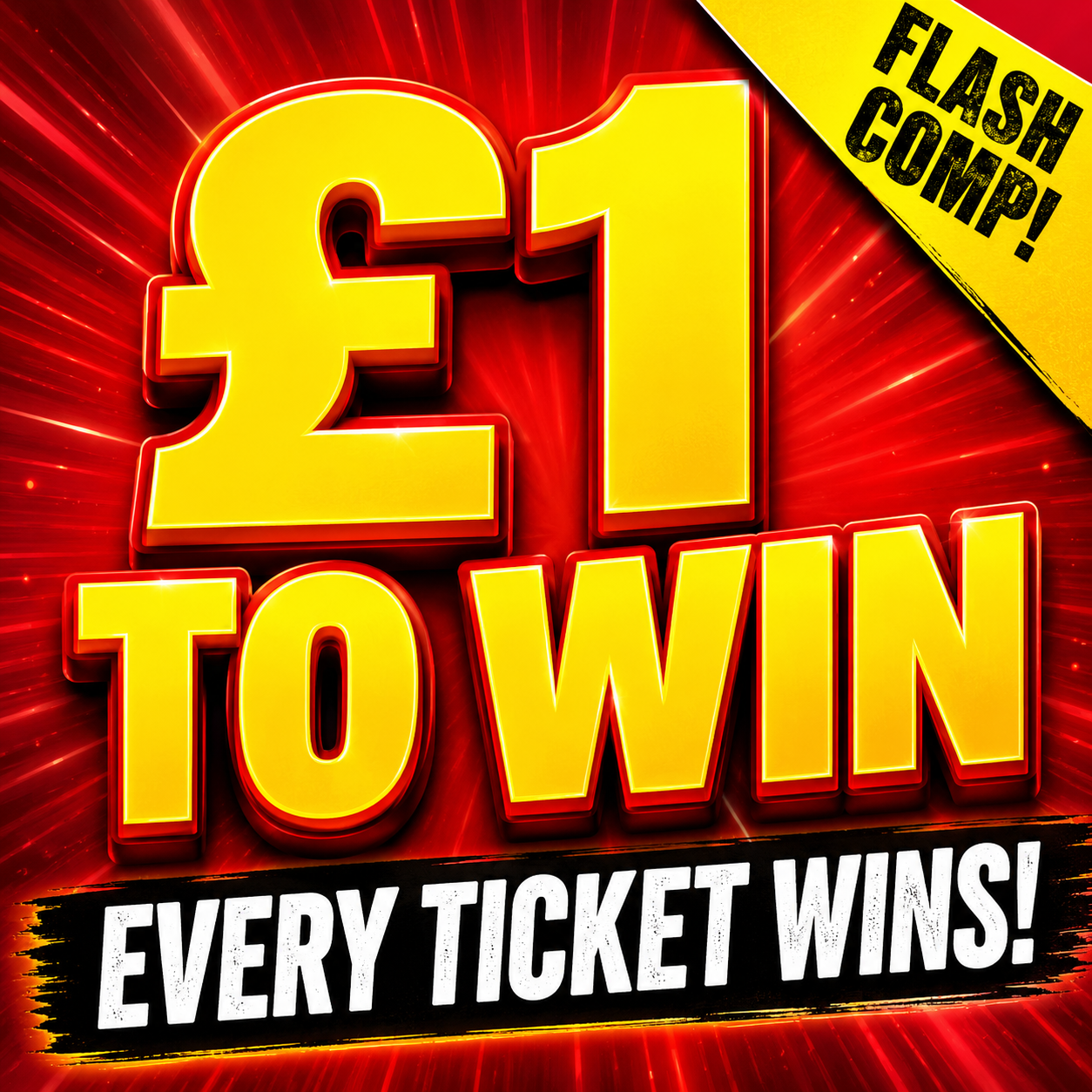 QUICKFIRE WET! EVERYONE WINS TONIGHT FOR £1!
