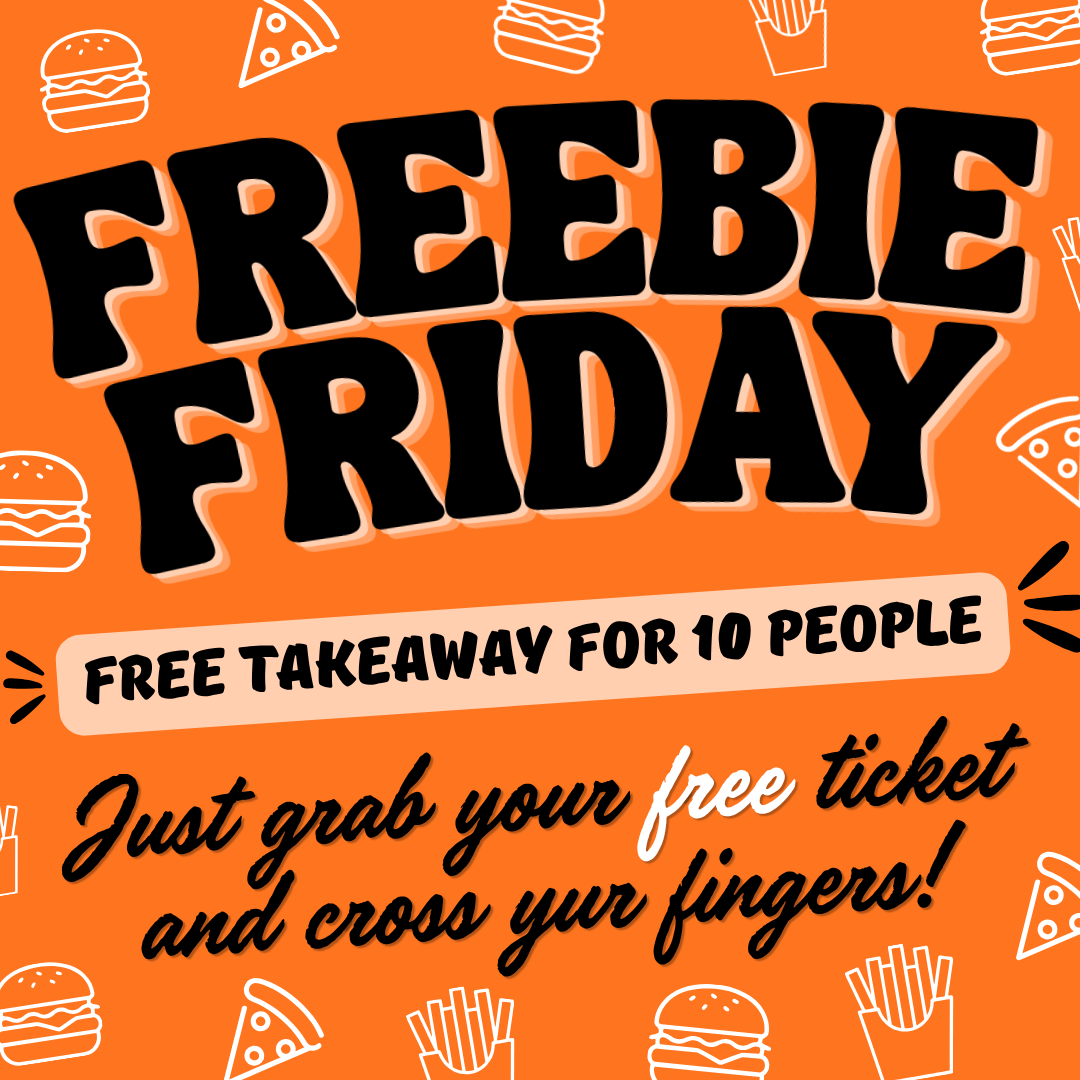 10 WINNERS - FREE TAKEAWAY!! FREEBIE FRIDAY!